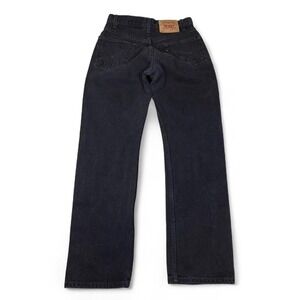 1990s Levi's 505 Jeans Men W31 L32 Black Cotton Vintage Denim Straight